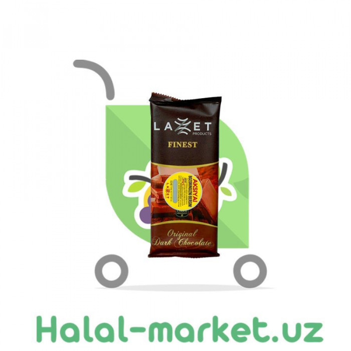 LAZZET qorong'u shokolad 100gr
