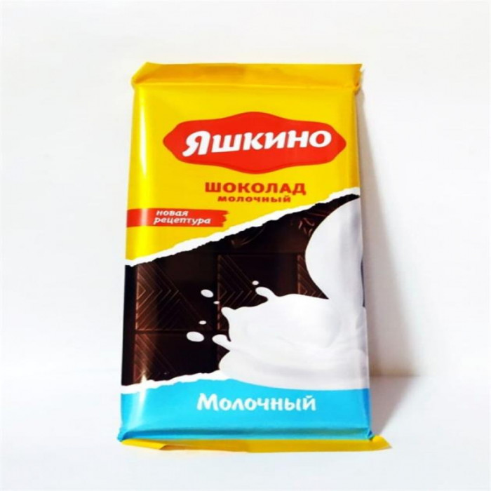 Плиточный шоколад ЯШКИНО молочный 90гр