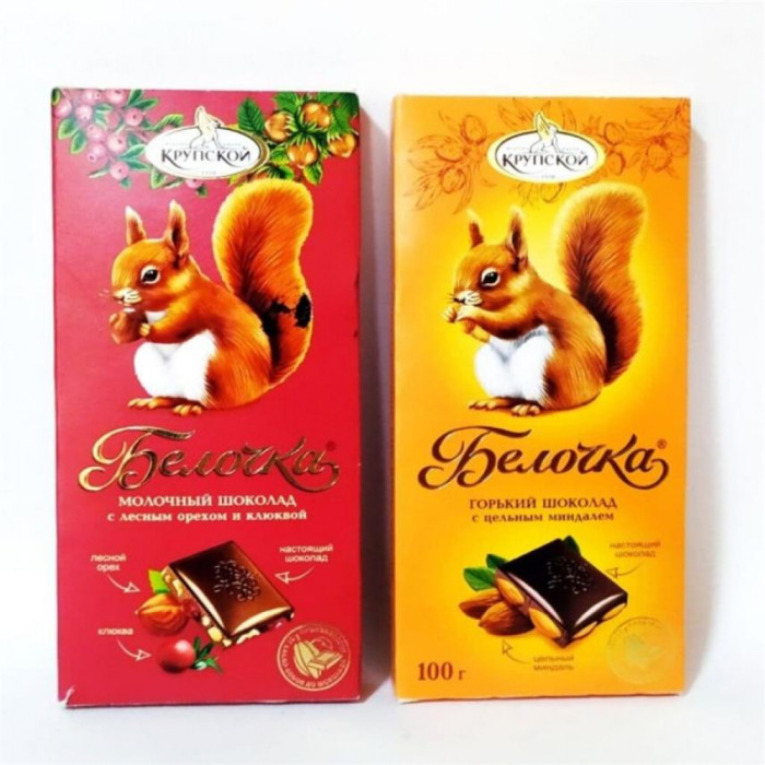 Шоколад Белочка горький 95гр