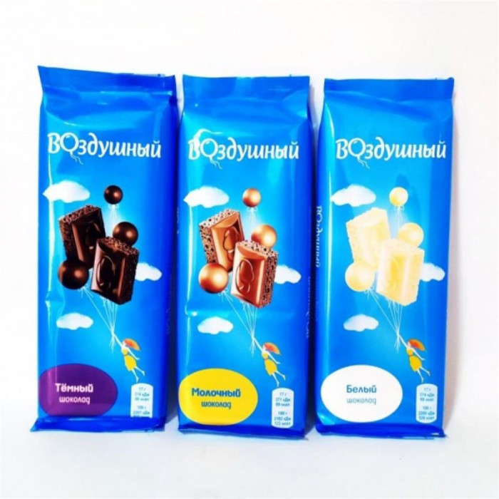 Шоколадная плитка Воздушный 85гр