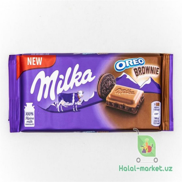 Шоколадная плитка MILKA OREO 100гр