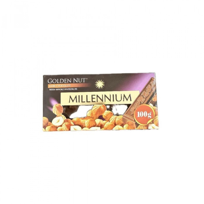 Шоколад MILLENNIUM GOLD молочный с Миндалем 100гр