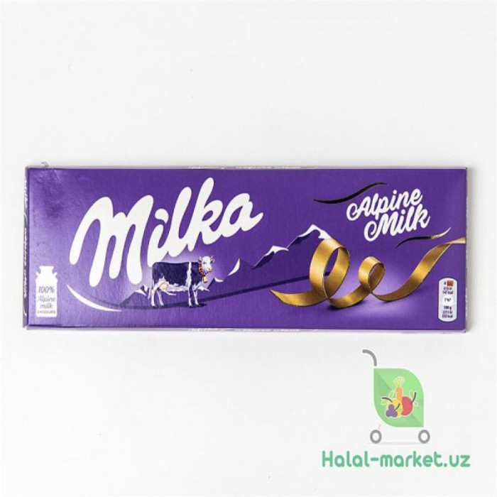 Шоколадная плитка MILKA ALPINE MILK 100гр
