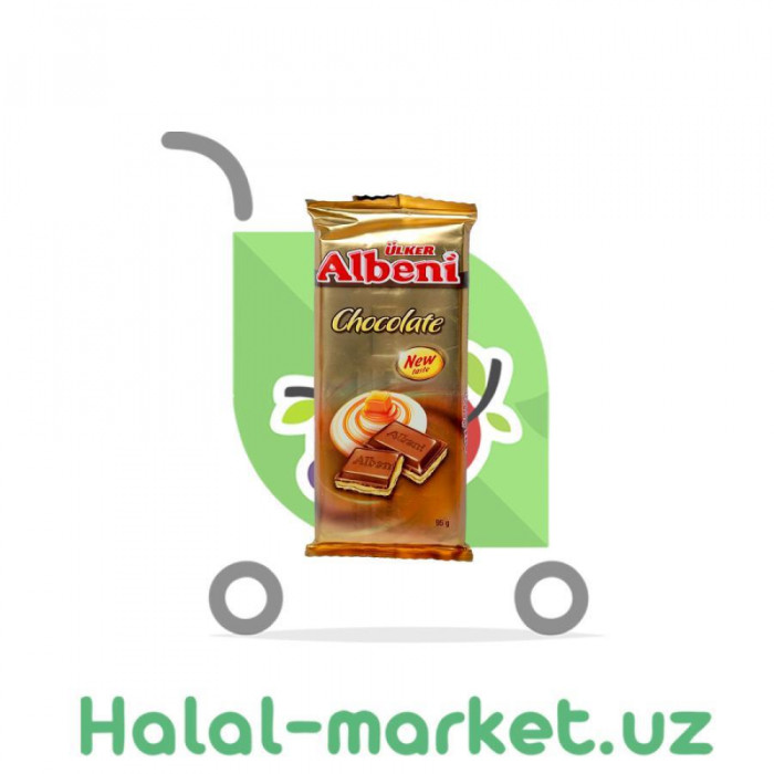 Плитка шоколад ALBENI ULKER карамель креми 85гр