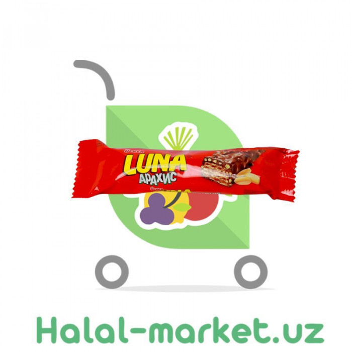 Шоколад LUNA арахис 40гр