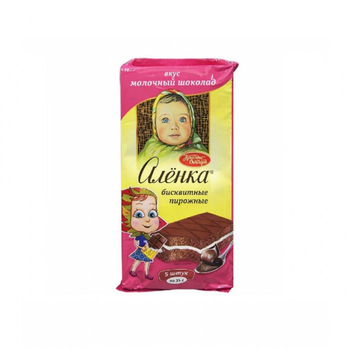 Бисквит АЛЕНКА с шоколадным кремом 6шт/240гр