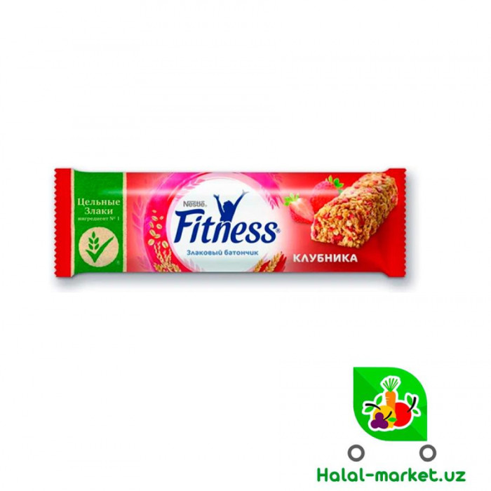 Батончик FITNESS Клубника 23,5гр