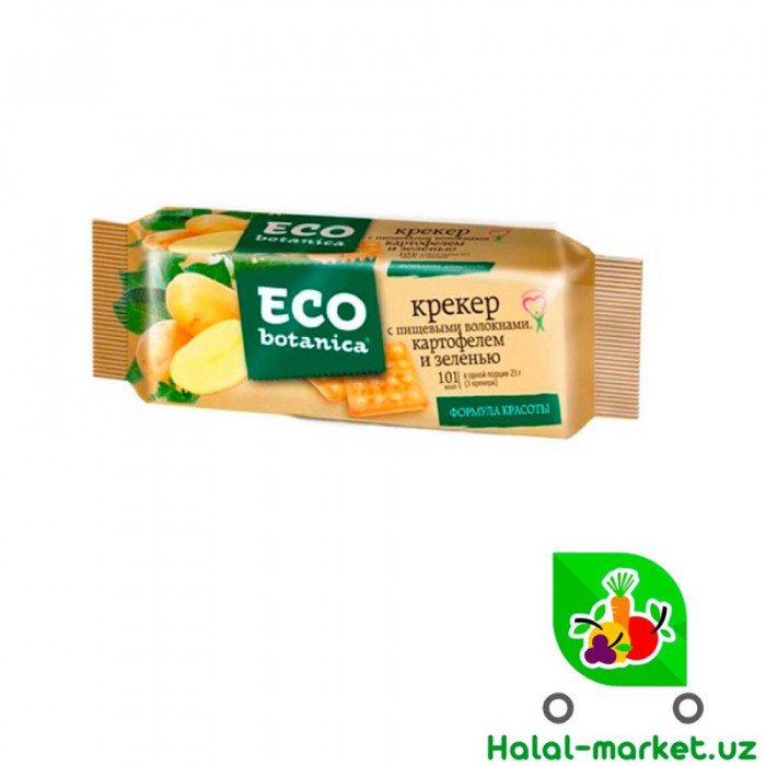 Eco-botanic kraker kartoshka va o'tlar bilan 175g