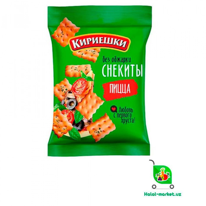 КРЕКЕР КИРИЕШКИ СНЕКИТЫ ПИЦЦА 60гр