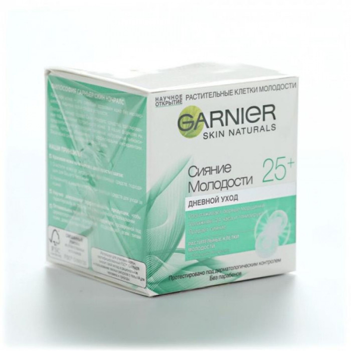 Крем дневной GARNIER Сияние Молодости 25+ 50мл