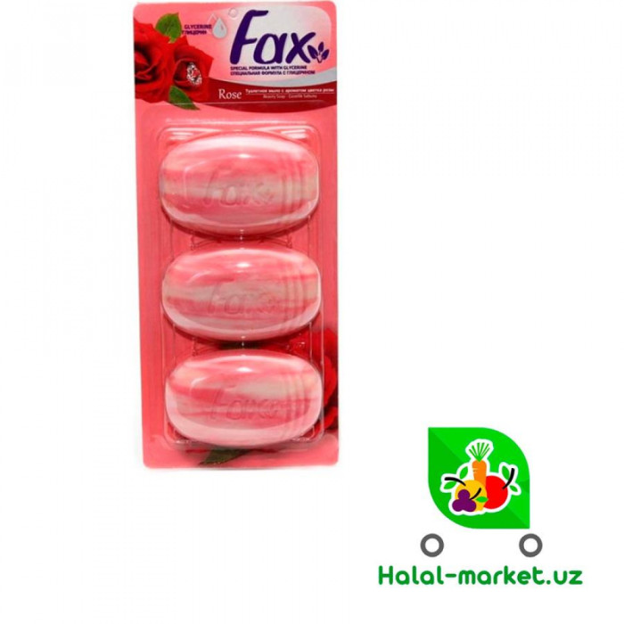 Мыло FAX Rose 3*100гр