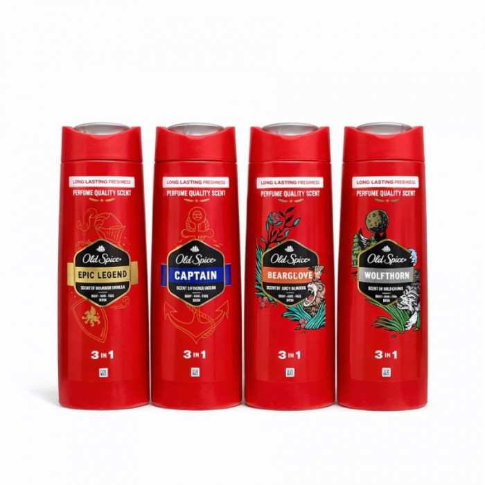 Шампунь 3в1 OLD SPICE в ассортименте 400ml