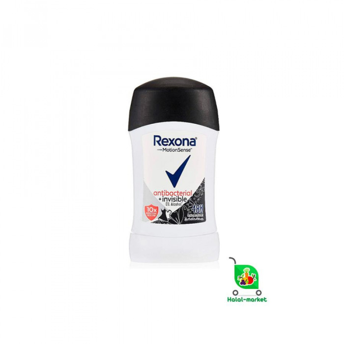 Стик REXONA Antibactrial Invisible Women 40мл