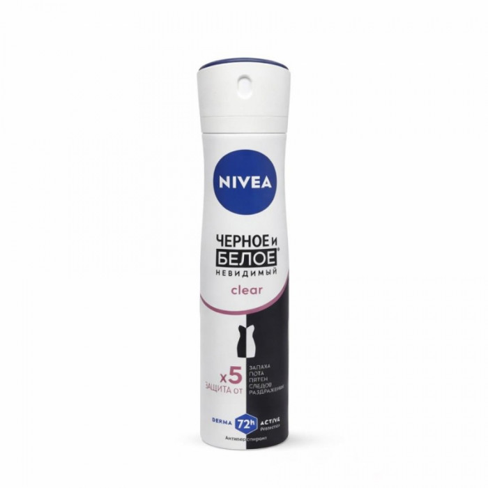 Дезод.спрей NIVEA WOMEN Невидимый CLEAR 150мл