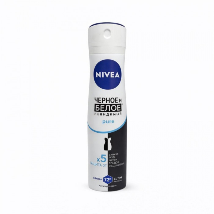 Дезод.спрей NIVEA WOMEN Невидимый PURE 150мл