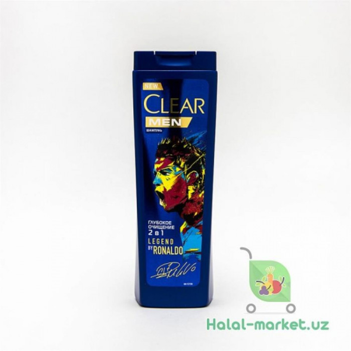 Шампунь CLEAR MEN Глубокое очищение 2в1 400мл