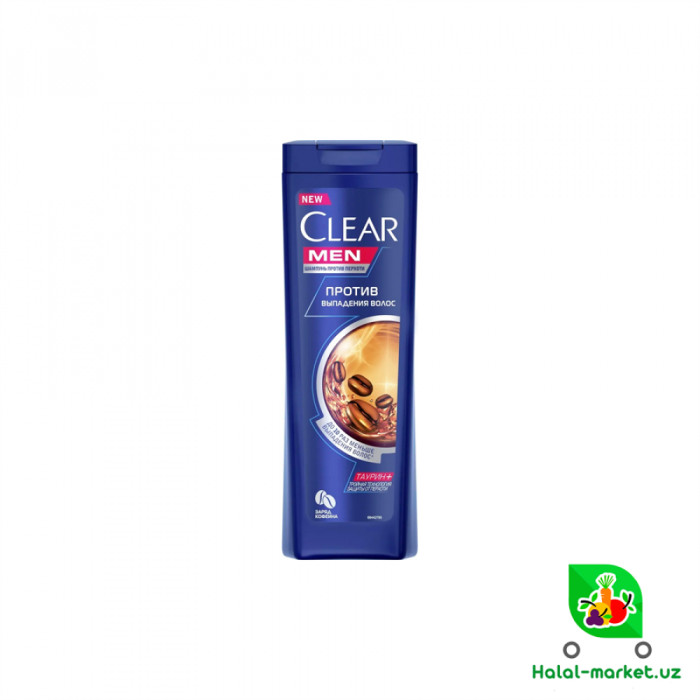 CLEAR MEN Sariqga qarshi shampun Kofe ekstrakti bilan 400ml