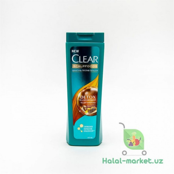 Шампунь CLEAR DETOX Увлажняющий 200мл