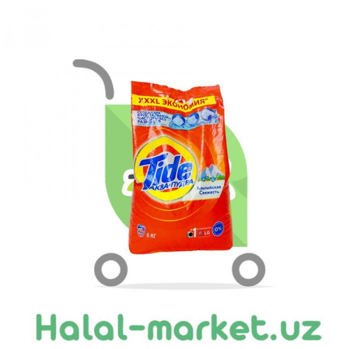 Порошок TIDE автомат Альпийская Свежесть 6кг