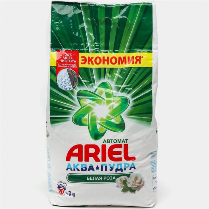 Порошок  автомат Белая роза 3кг