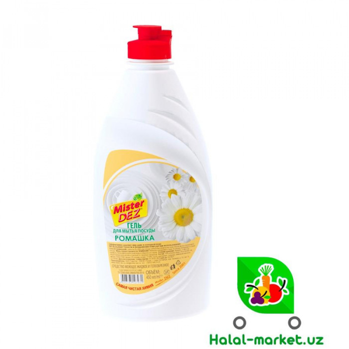 Mister DEZ Aloe-vera idishlarni yuvish geli 450ml
