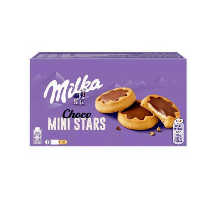 MILKA MINI STARS печеньеси 150гр