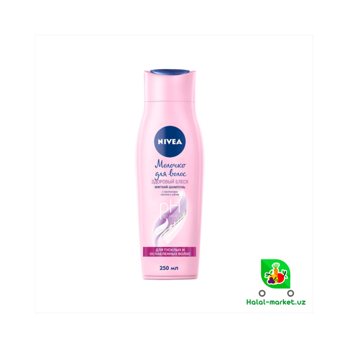 Шампунь+Молочко для волос NIVEA Women Здоровый Блеск 250мл