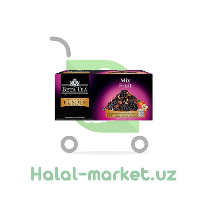 Чай черный BETA TEA Фруктовый Микс 25+5пак