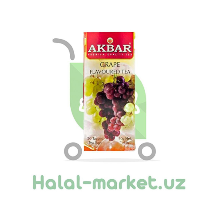 Qora choy AKBAR Uzum 20pak