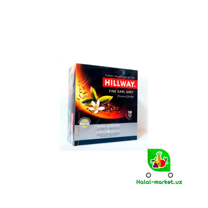 HILLWAY Earl Grey qora choyi 25 ta paket