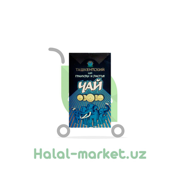 Qora choy TASHKENT Granul va Yaproqlar 88g