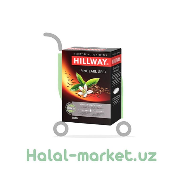 Чай Чёрный HILLWAY Earl Grey 100 bags