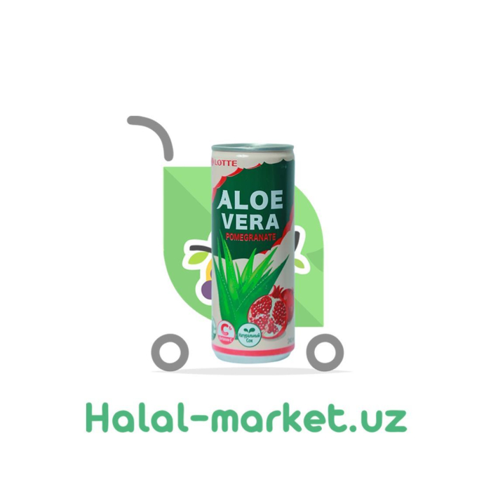 Напиток Aloe Vera Lotte Pomegranate 15% 240мл