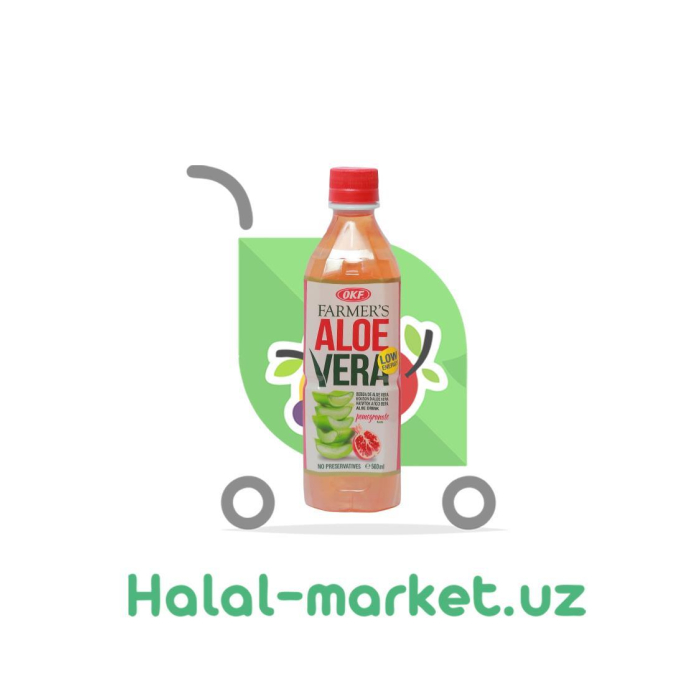 OKF ALOE VERA Granat 500ml ichimligi