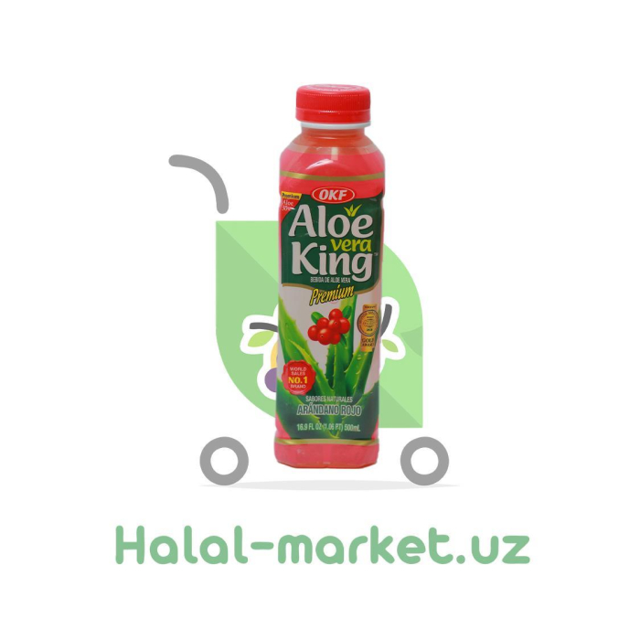OKF ALOE VERA KING Ichimliki Qulupnay 500ml