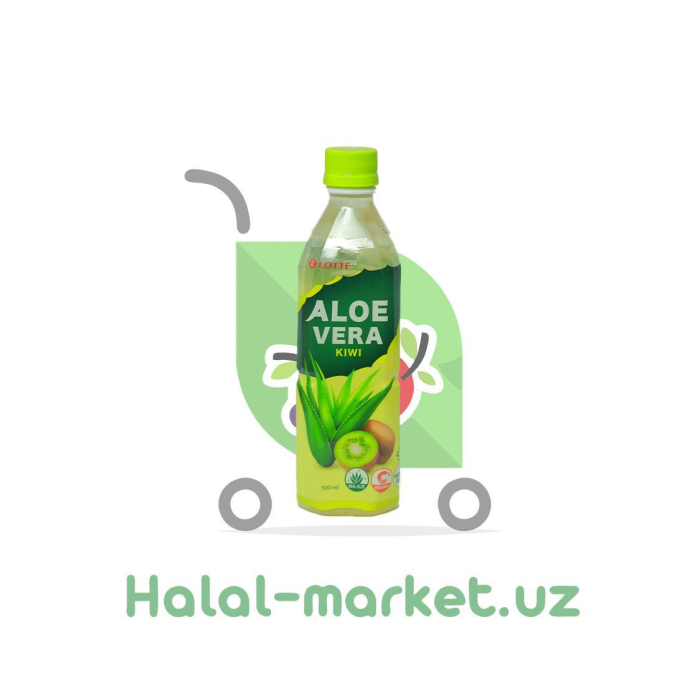 Напиток Aloe Vera Lotte Kiwi 15% 500мл