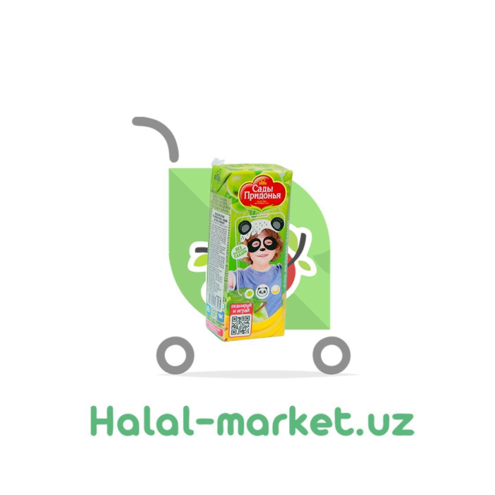 Bolalar uchun SADI PRIDON'YA Olma-Banan, pulpa bilan 200ml