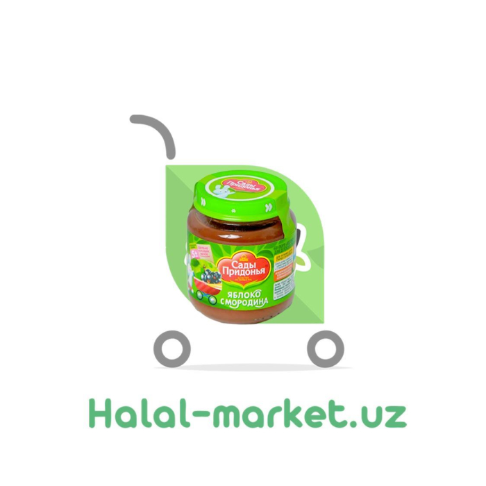 Bolalar pyuresi SADIY PRIDON'YA Olma, Qizil smorodina 120gr St/b