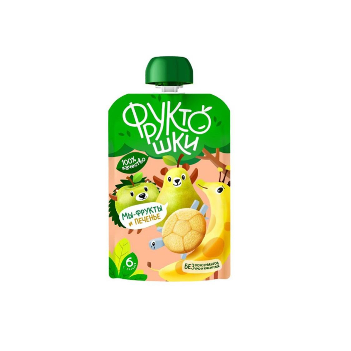 Пюре детское ФРУКТОШКИ 90гр М/у