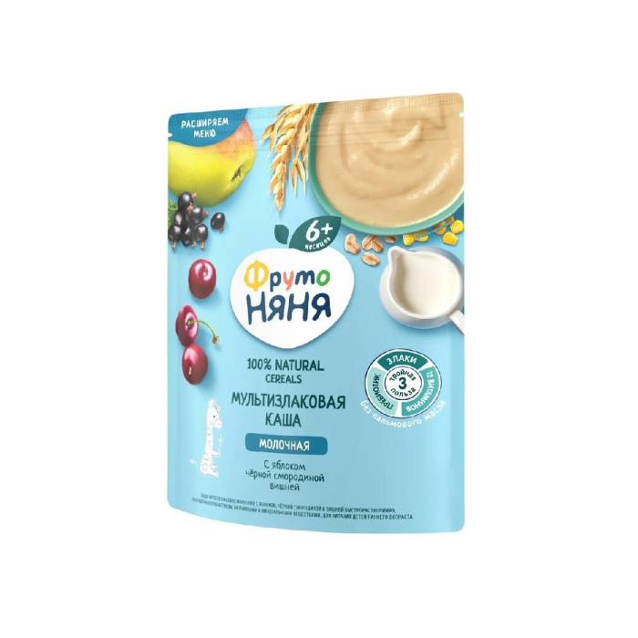 Ko'p donli yorma FRUTO NYANJA Olma, Qora smorodina, Gilos 200gr