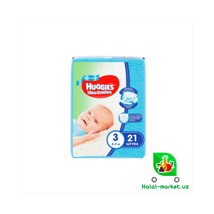 HUGGIES BOY UC (3) 21ta pampers