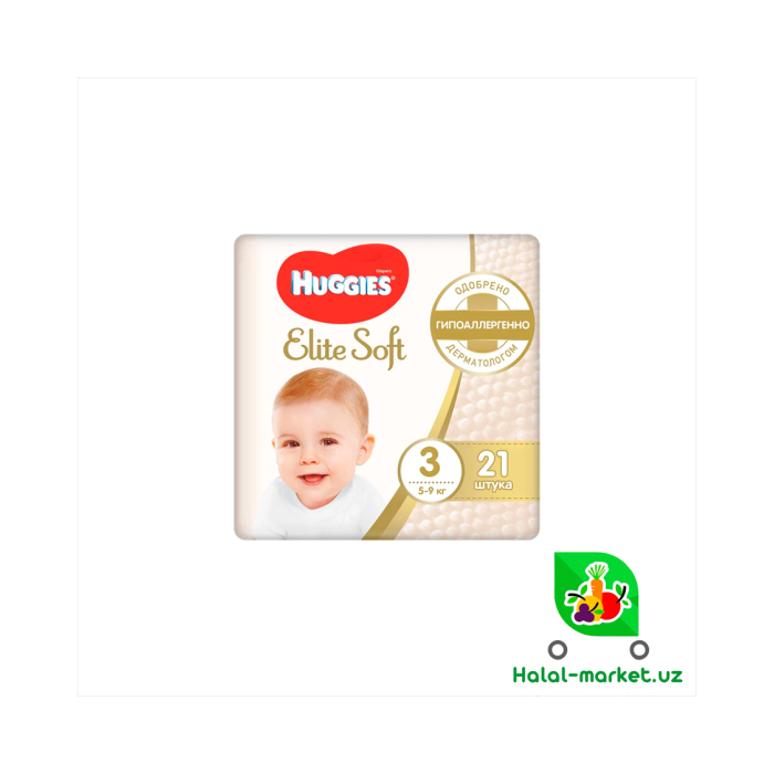 Подгузники HUGGIES ELITE SOFT (3) 21шт