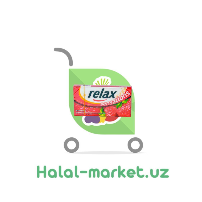 Chayn. rezinka RELAX Sensations Qulupnay 27gr