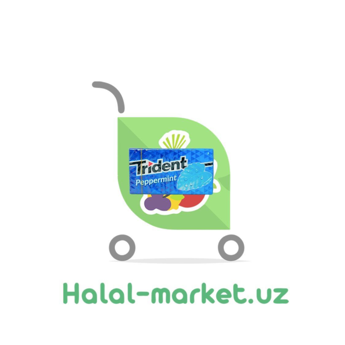 Жев.резинка Trident Peppermint 27гр