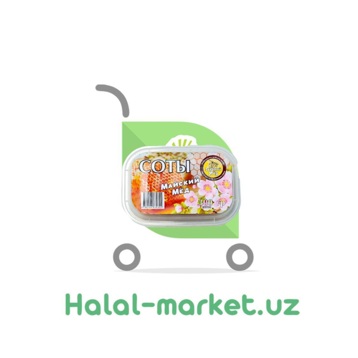Asal QULUPNAY Oltin Asal Mayskiy/Tog'li 300gr (idish)