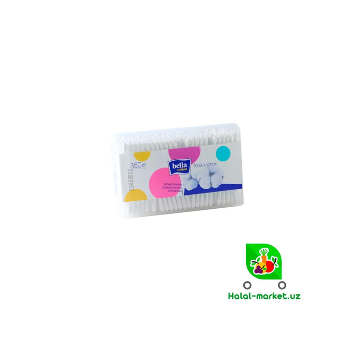 BELLA 350 dona paxta tamponlari Pl/b