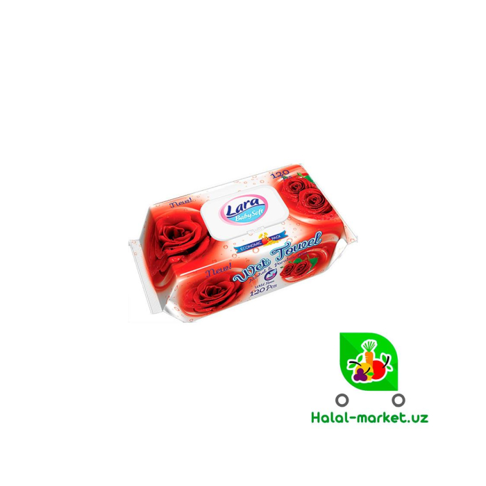 LARA Premium 120 dona nam salfetkalar
