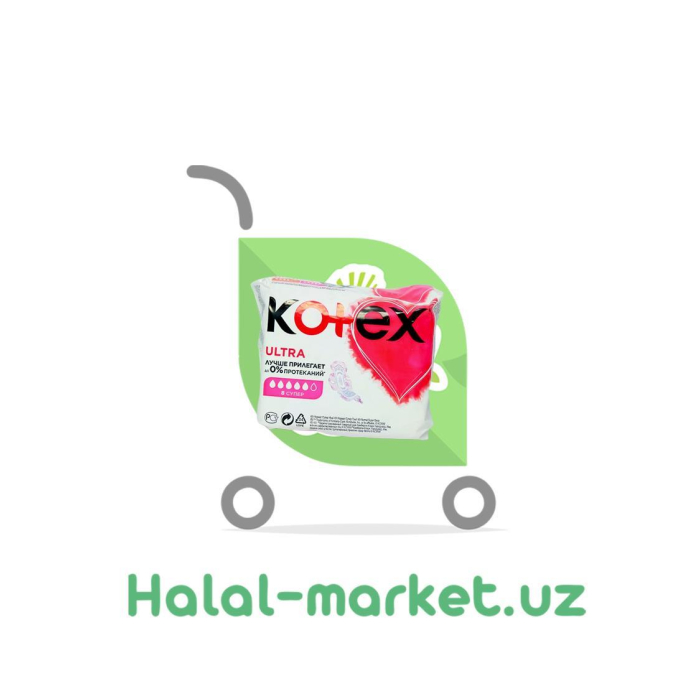 KOTEX ULTRA Super 8 dona prokladkalar