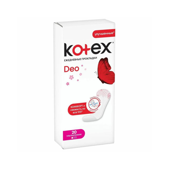 Ежедневки KOTEX Ультратонкие 20шт (кор)