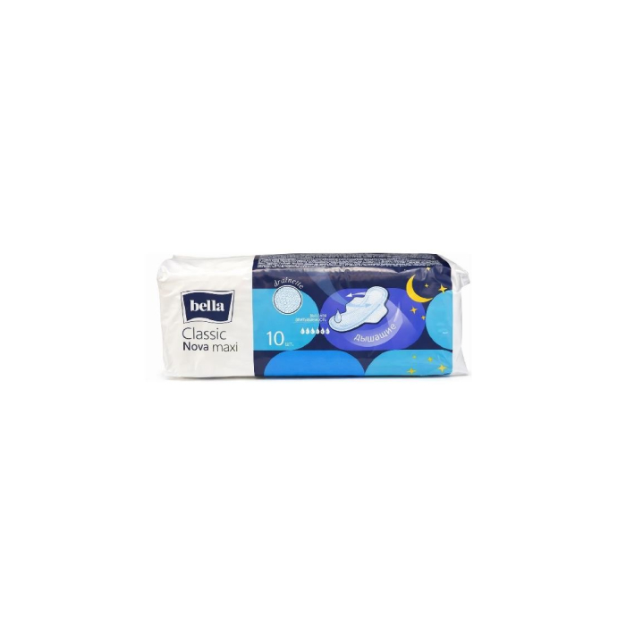 Прокладки BELLA CLASSIC NOVA MAXI новый диз.10шт